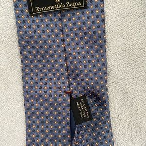 Blue Ermenegildo Zegna Tie